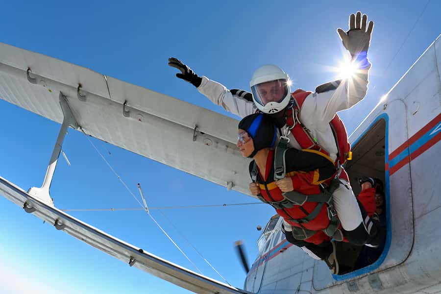 Really adventurous things to try - skydiving