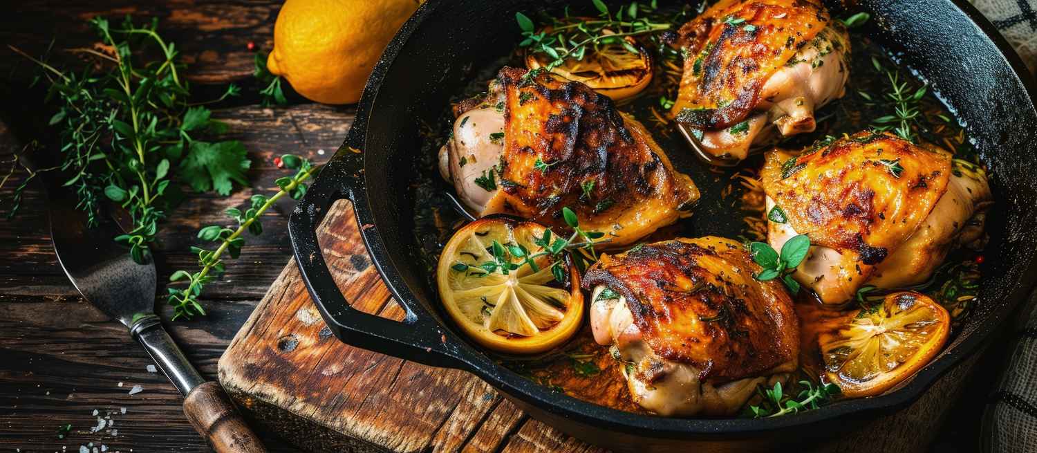 Preserved lemon chicken thighs - Rest Less