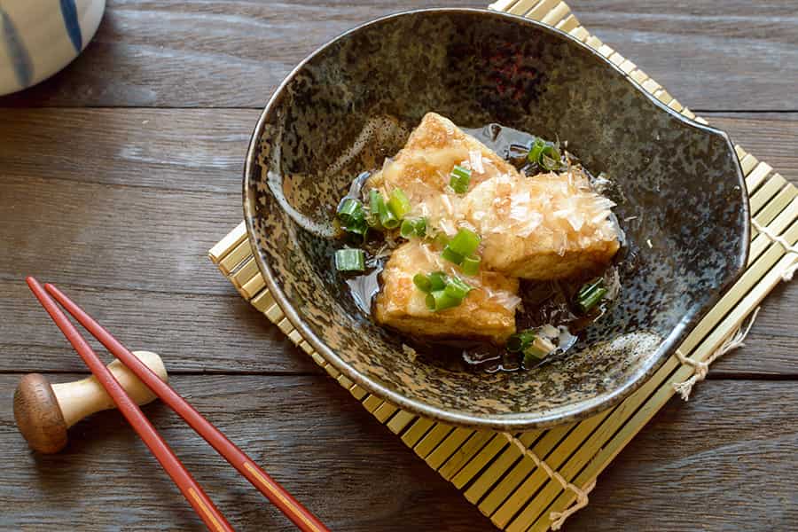 Agedashi tofu