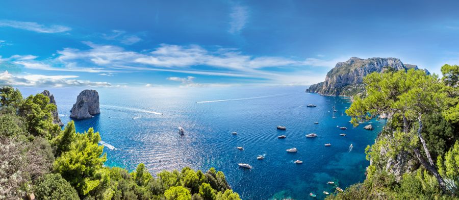 The Amalfi Coast and Capri