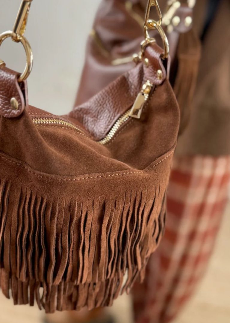 Stevie Tassel Leather Bag