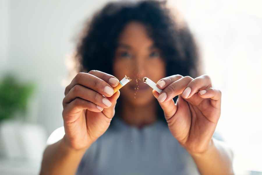 What is the scrambling technique and how might it help me quit smoking