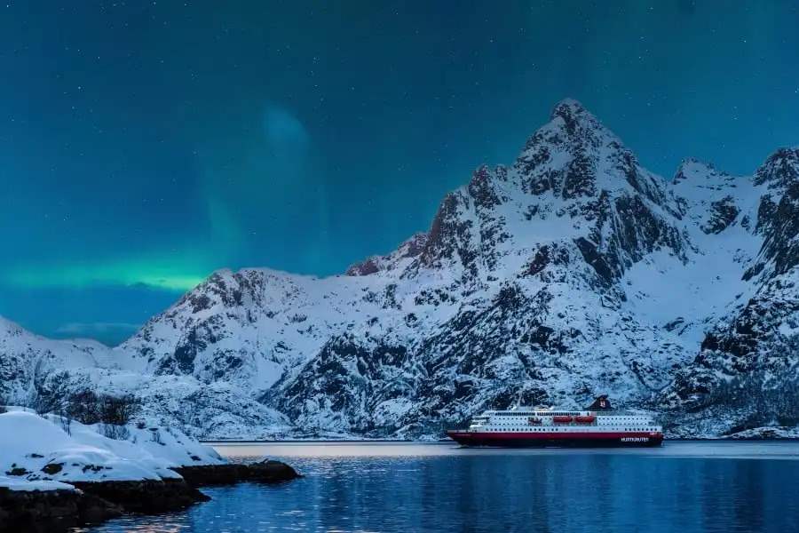 You can cruise beneath the Aurora Oval