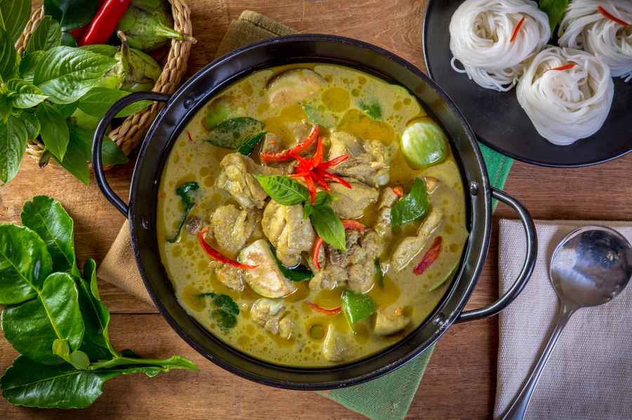 Thai green curry