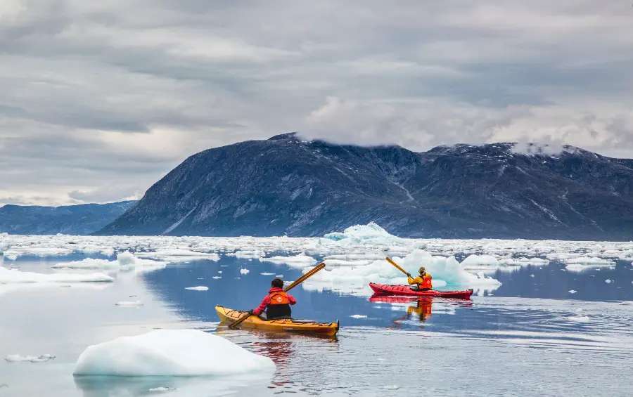 Discover hidden gems in a sea kayak