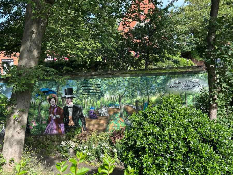 The beautiful mural