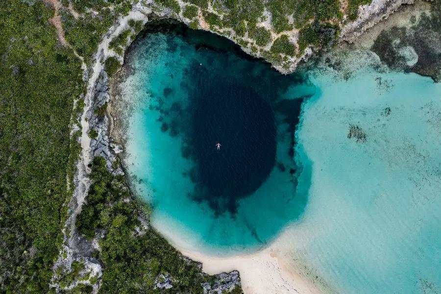 It has world’s deepest blue hole