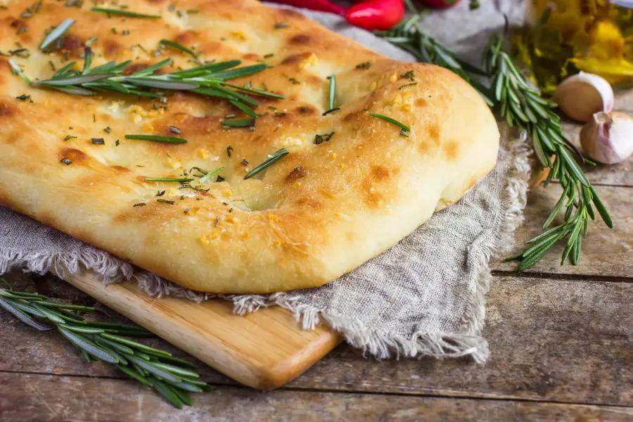 Rosemary and garlic focaccia