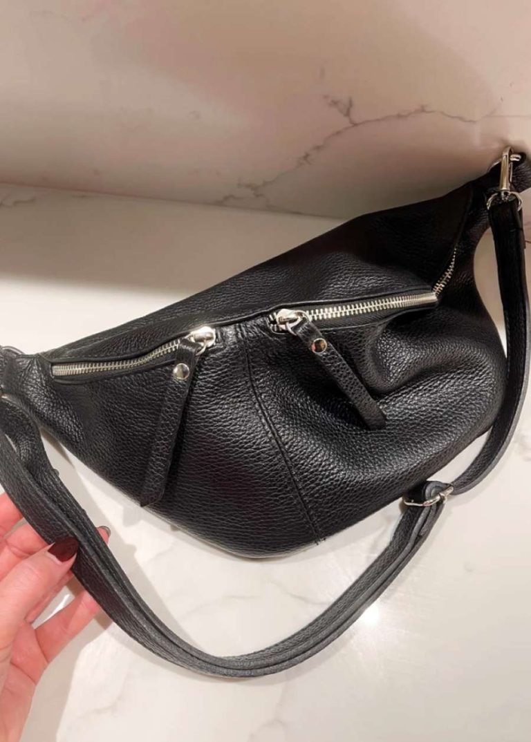 Tori leather sling bag