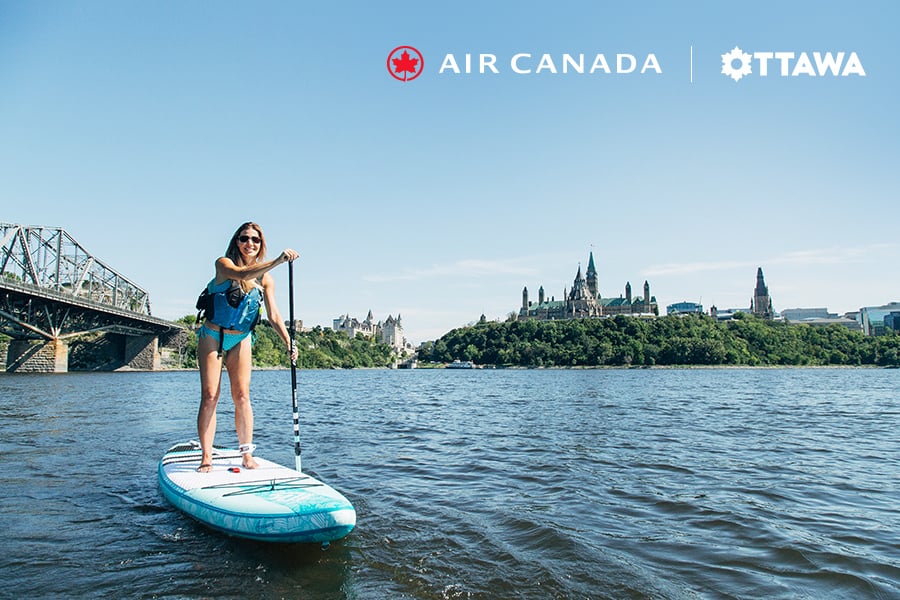 Enjoy the beauty of the Rideau Canal