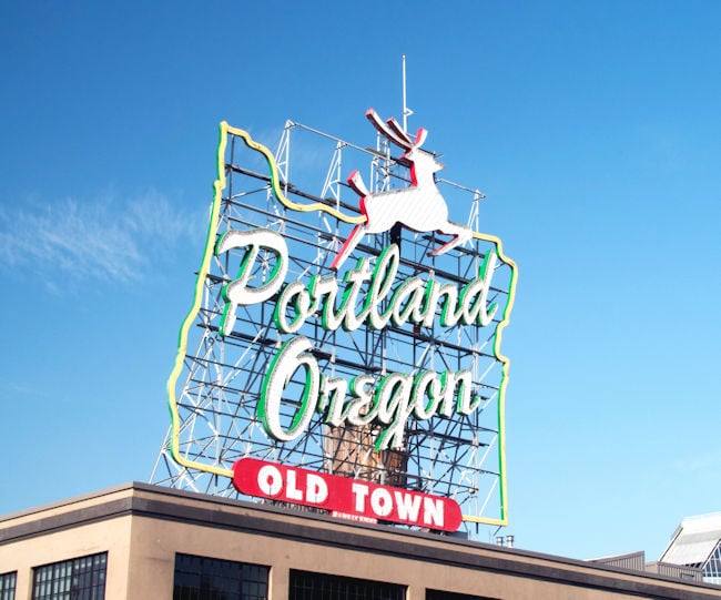 Portland sign