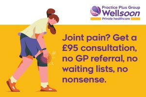 Joint pain? Get a £95 consultation, no GP referral, no waiting lists, no nonsense