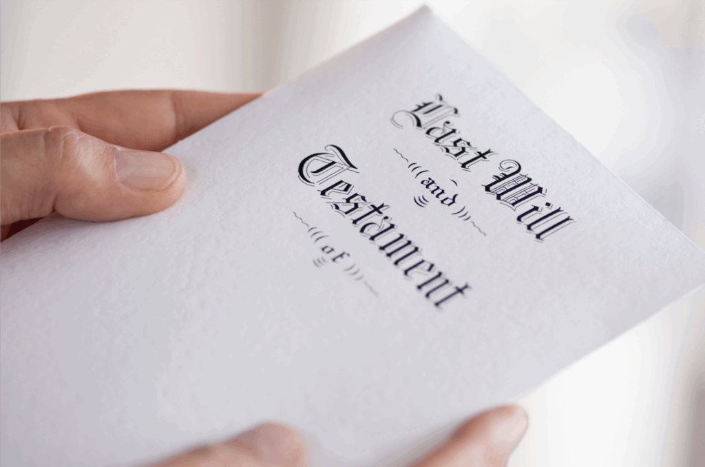 Last will and testament