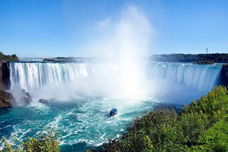 Visit Niagara Falls and dramatic Atlantic coastlines