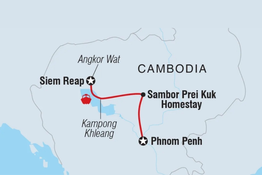 Cambodia Map