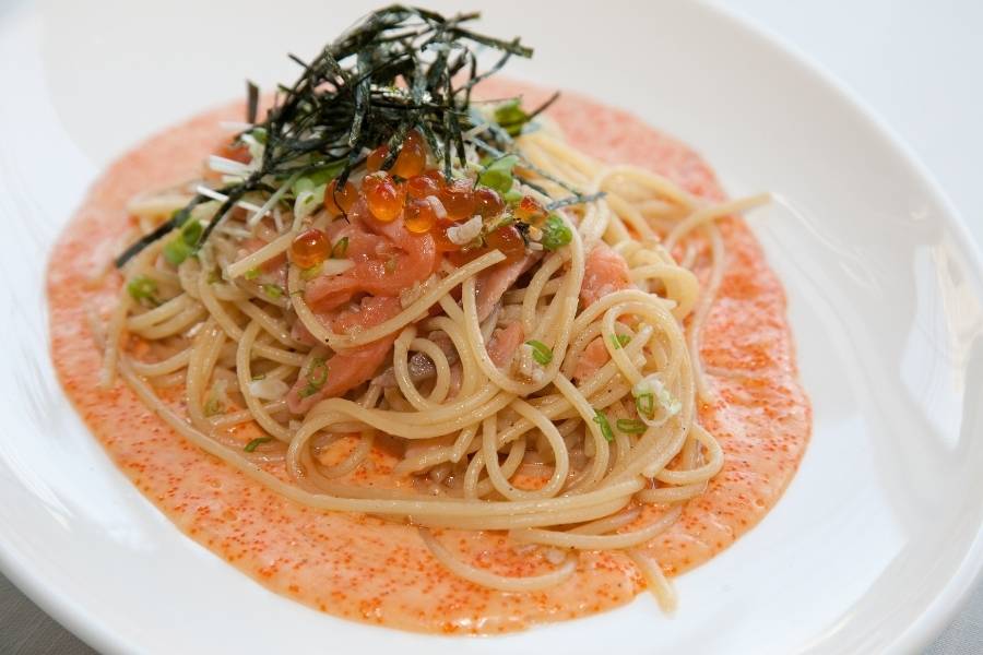 Mentaiko pasta, Japan