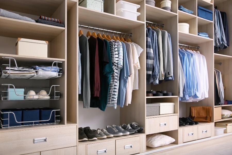 Start with a wardrobe reset