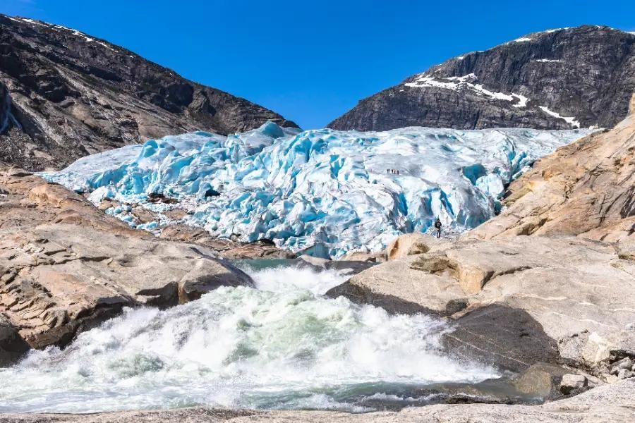 Visit colossal glaciers