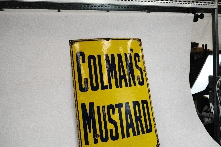 Vintage enamel signs