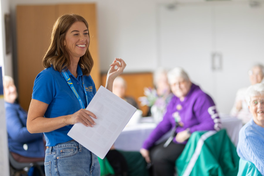 Oddfellows meetups always have a host to welcome newcomers and look after members