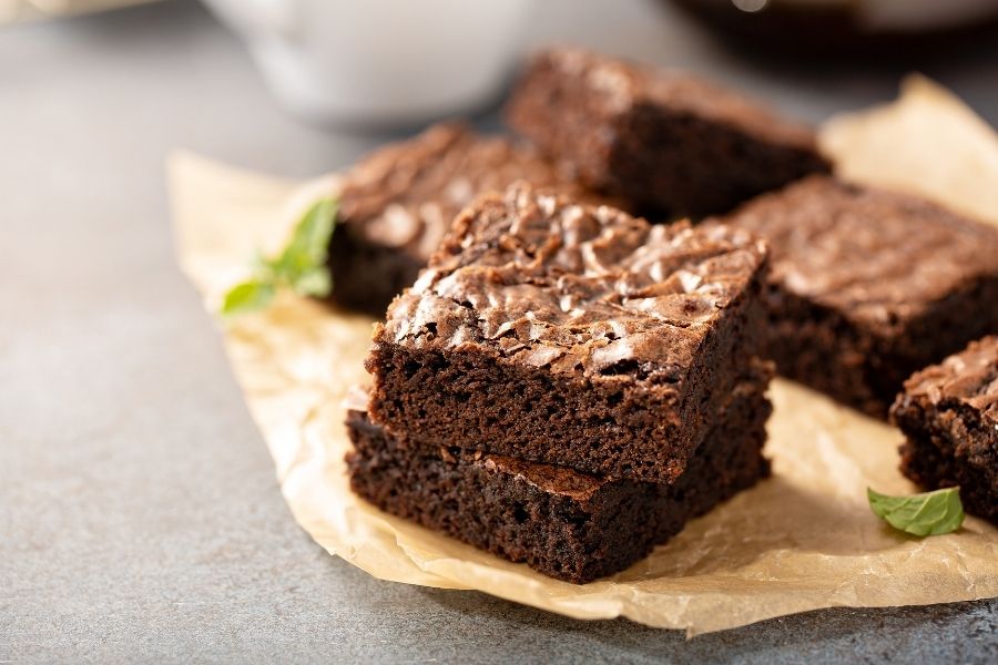 Air fryer brownies