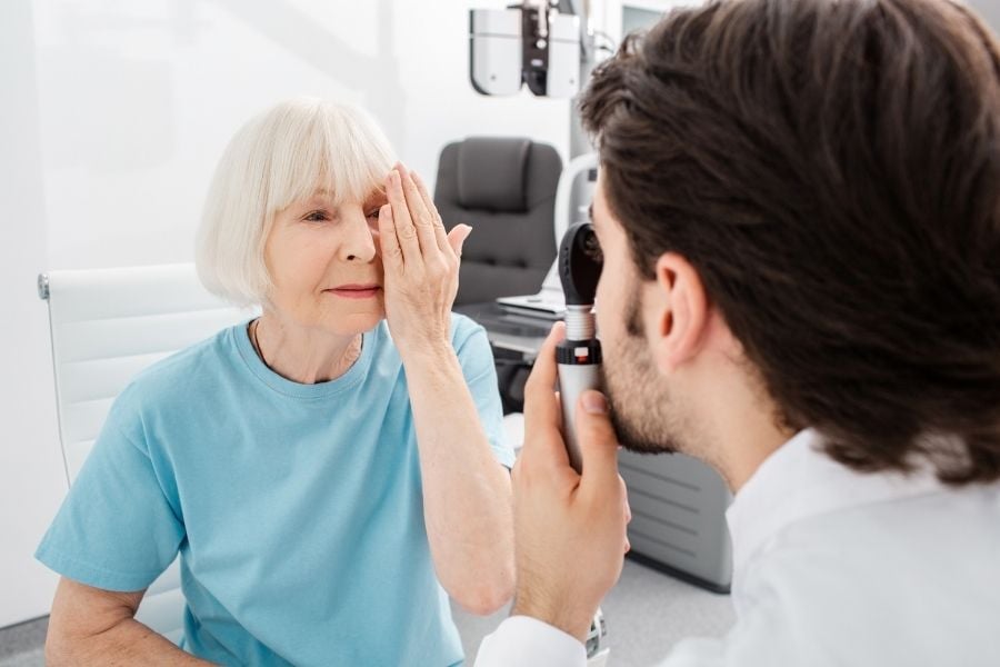 Growths can develop on the eye