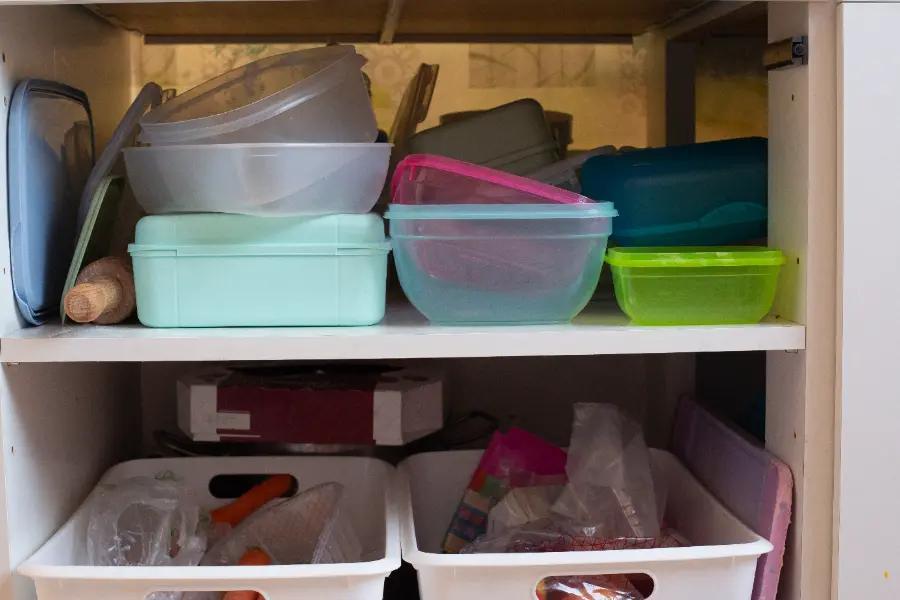 Old food containers