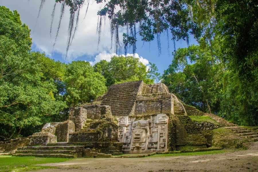 Combine jungle ruins with island life Belize