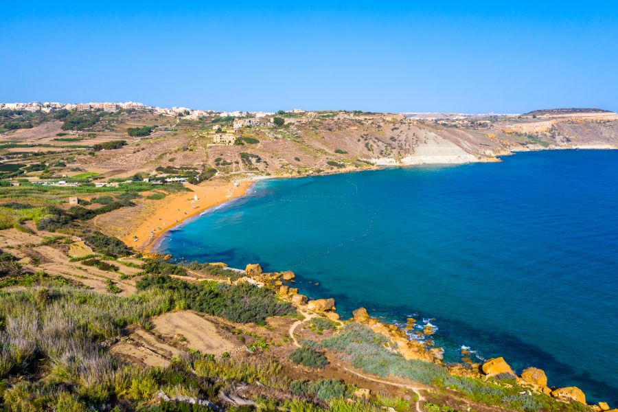 Take a ferry to Ramla Bay