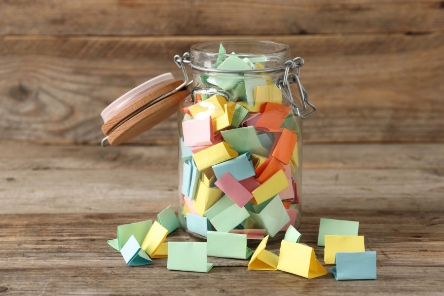 Keep a jar of someday ideas